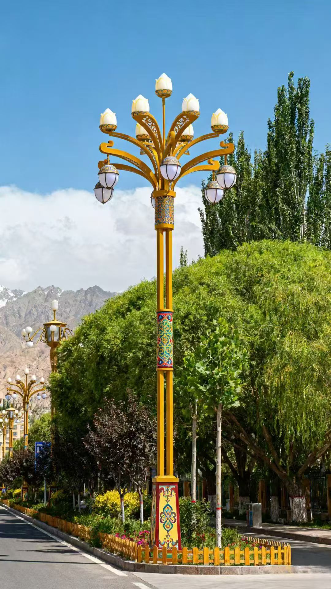 仿古景区路灯