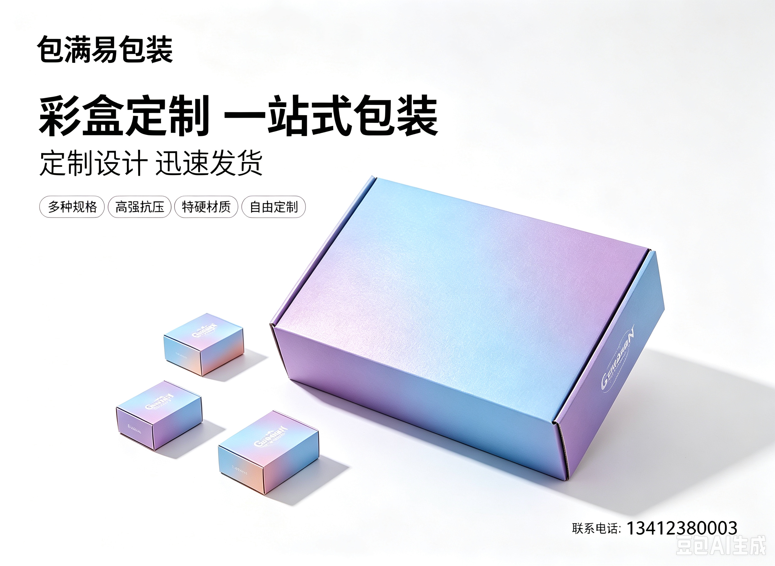 覆膜高档彩盒